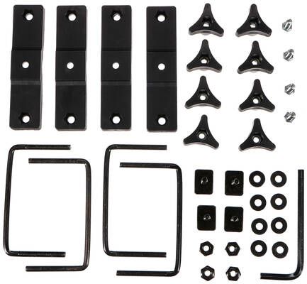 Střešní nosič lyží, snowboardů a wakeboardů se zámkem ROOF SKI, 76 cm, nosnost 35kg