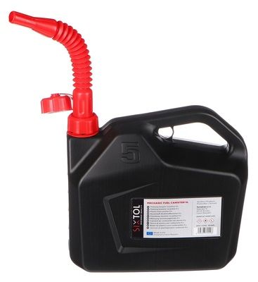 Kanystr plastový MECHANIC FUEL CANISTER 5L, černý