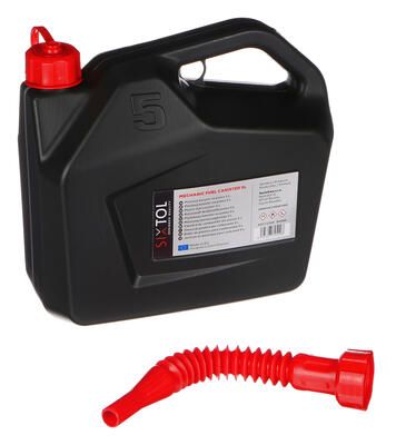 Kanystr plastový MECHANIC FUEL CANISTER 5L, černý