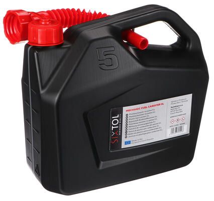 Kanystr plastový MECHANIC FUEL CANISTER 5L, černý