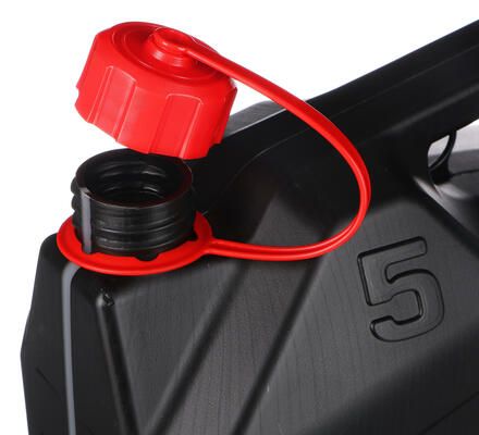 Kanystr plastový MECHANIC FUEL CANISTER 5L, černý
